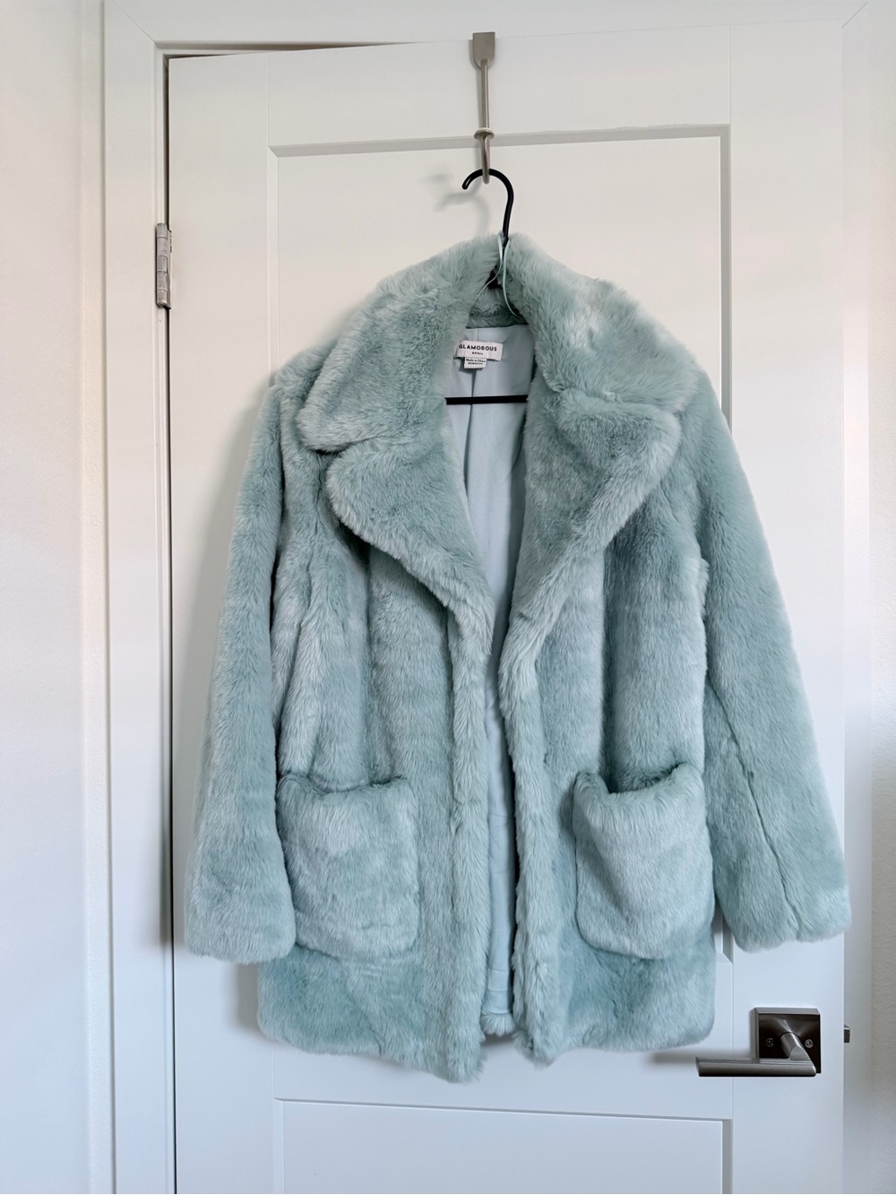 Aqua Faux Fur Coat - Women Jackets & Coats